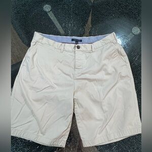 Tommy Hilfiger Tan Flat Front Shorts
